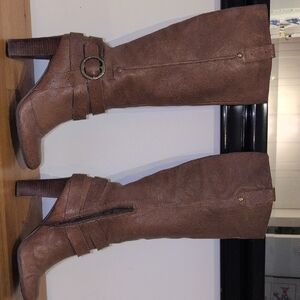 Nine West Calf Height Brown Boot